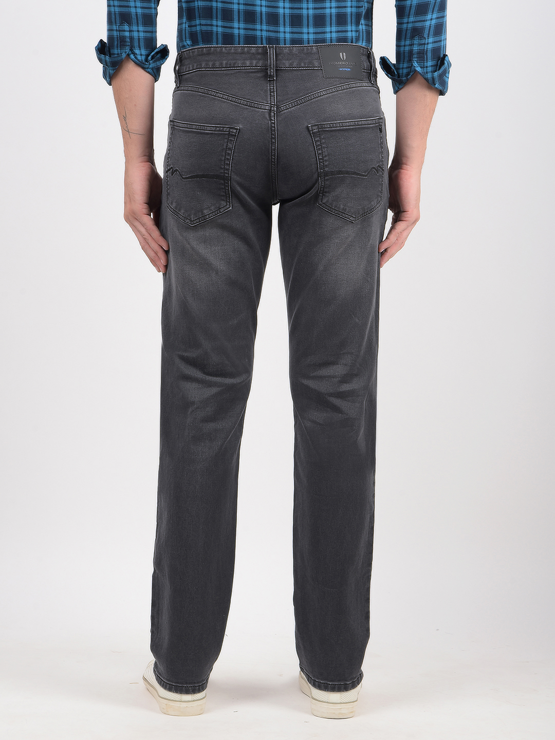 Numero Uno Men Solid Black Jeans